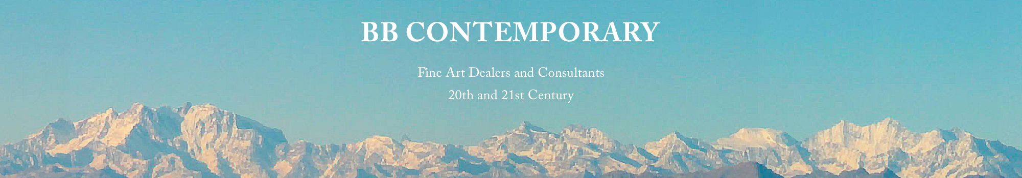 BB Contemporary Switzerland - Fine Art Dealers and Consultants - 20th and 21st Century